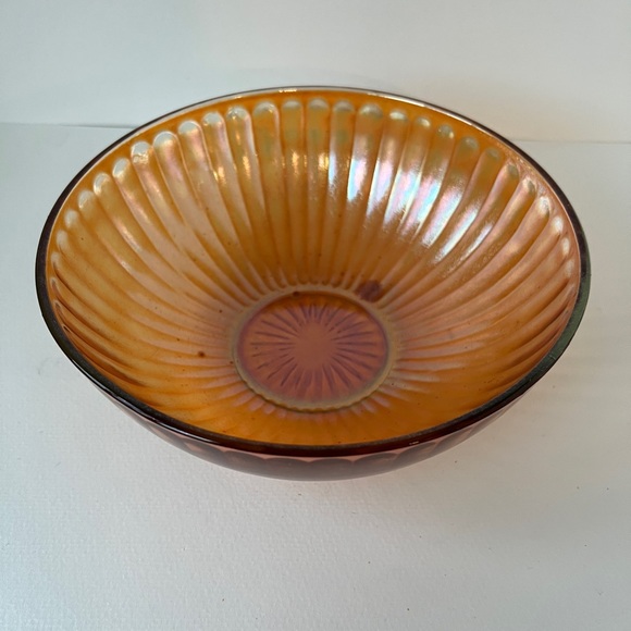 Vintage carnival glass bowl - Picture 2 of 5